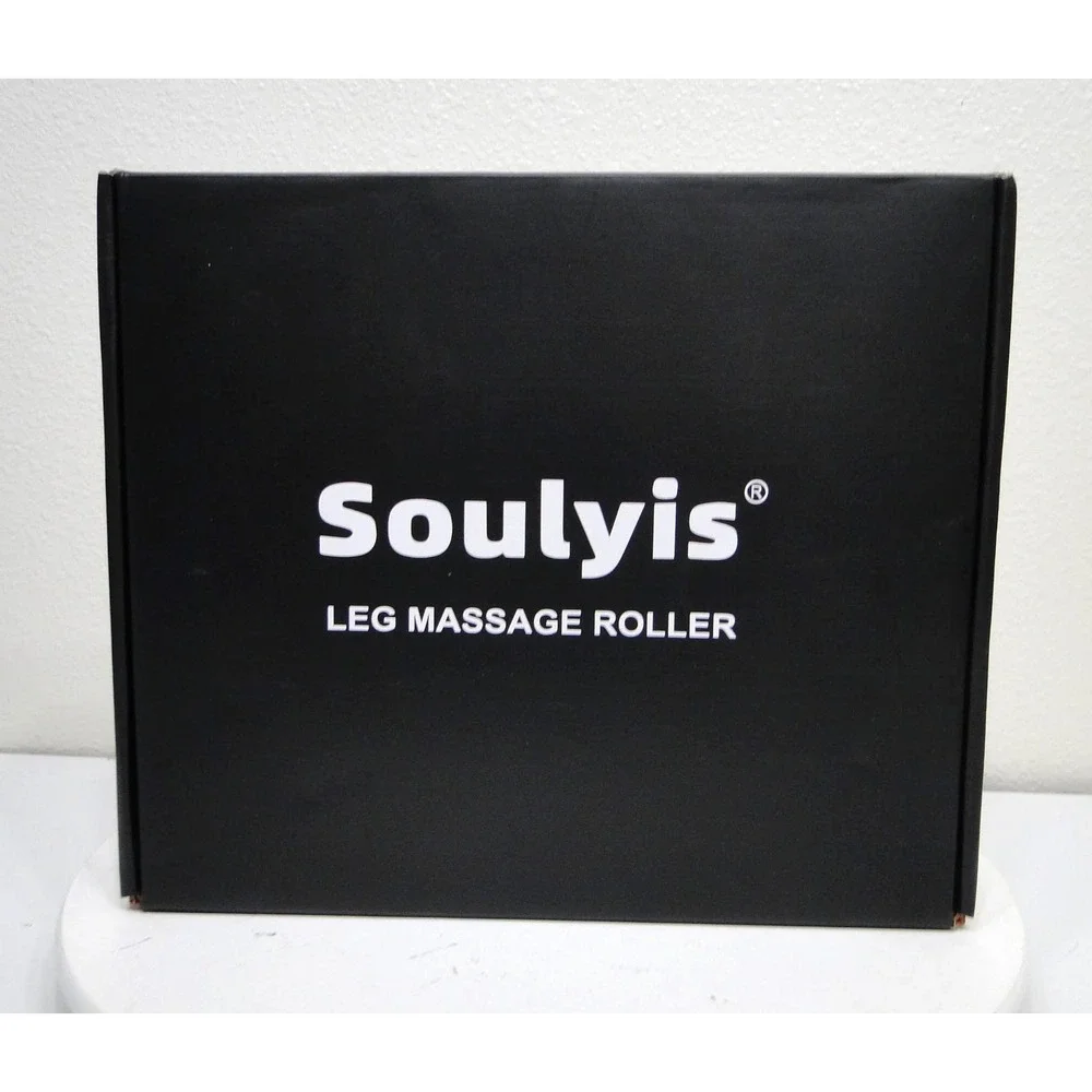 Soulyis Leg Massage Roller Manual Acupoint Muscle Relief Tool White Orange